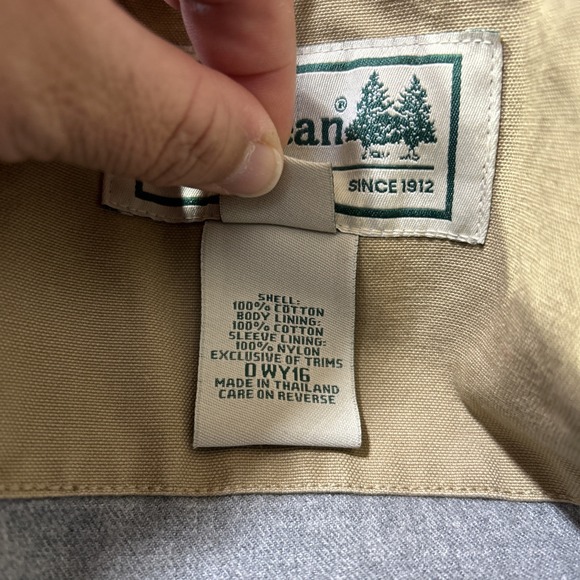 LL Bean Chore Coat Men Large Barn Field Jacket Corduroy Workwear Utility 0 WY16 - Picture 11 of 12